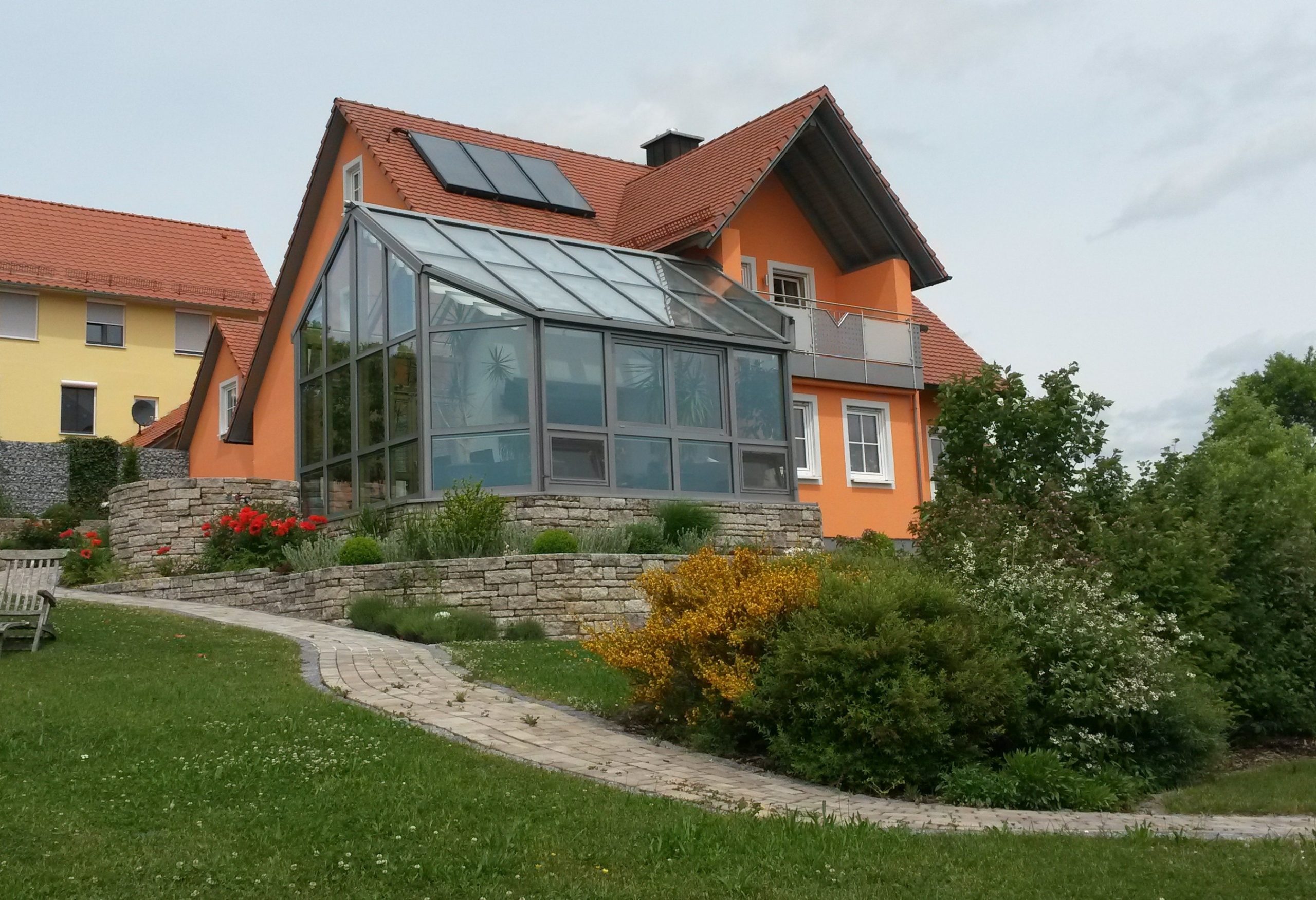 Warmwintergarten als Esszimmer